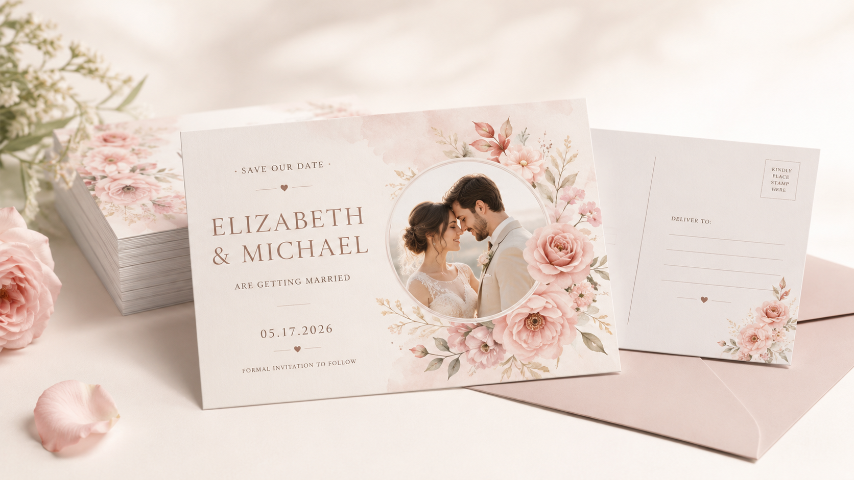 Cards and mailers printed locally in Eagle