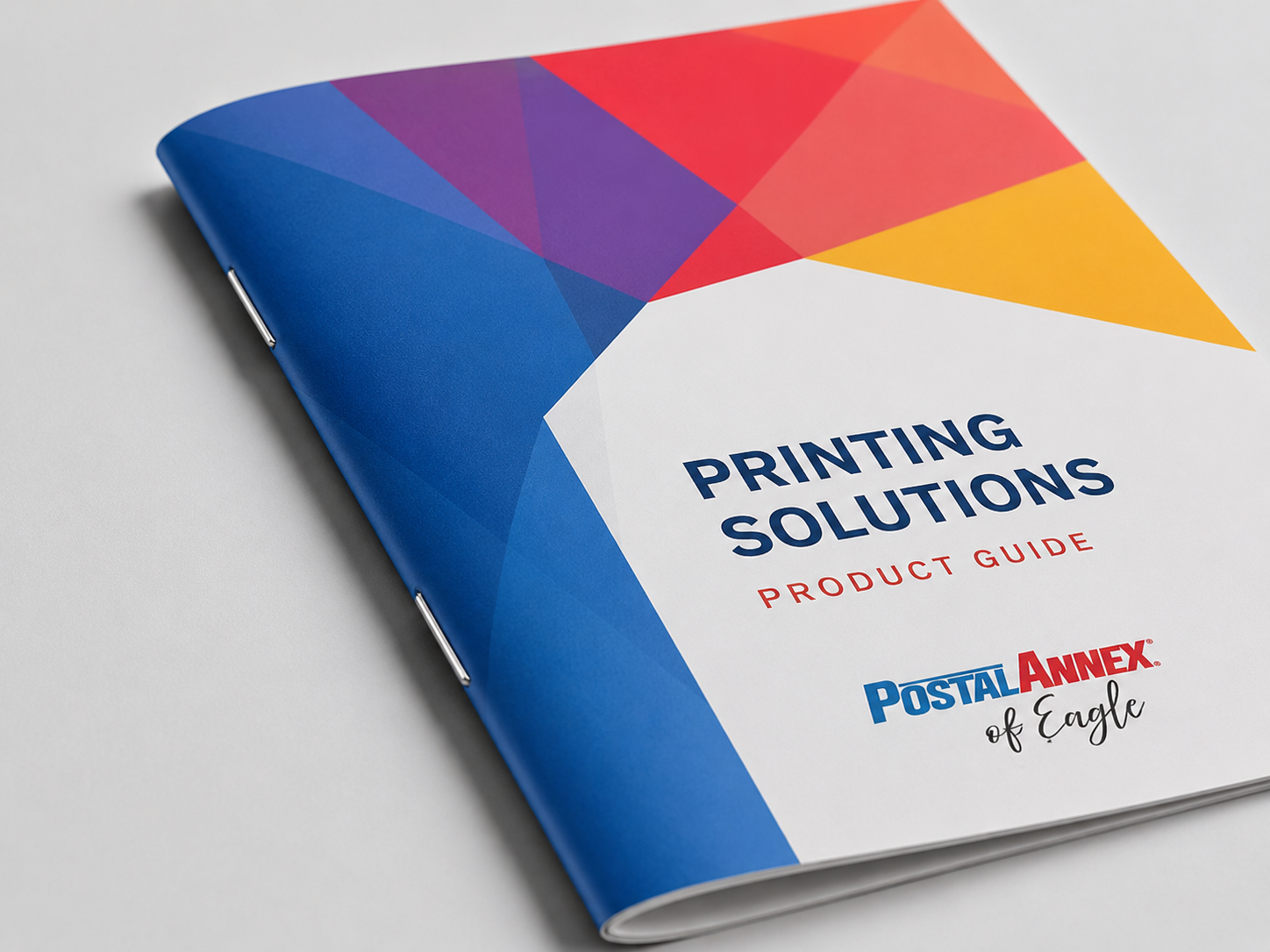 Booklets and pamphlets printed locally at PostalAnnex of Eagle